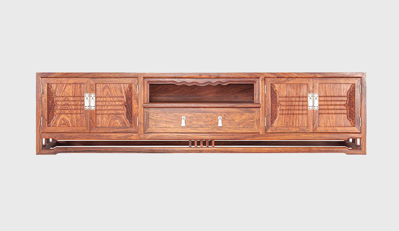 西城刺猬紫檀电视柜低柜现代中式全实木电视柜客厅高低柜